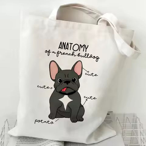 Tote bag french bulldog