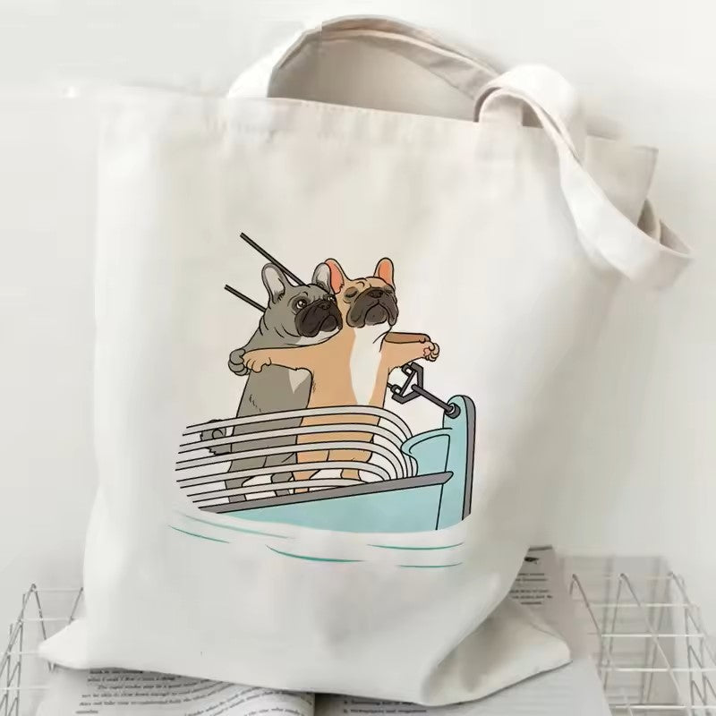 Tote bag french bulldog